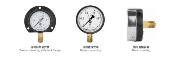 Đồng hồ đo áp suất Y series