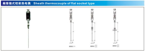 Cảm biến nhiệt độ ở cắm phẳng